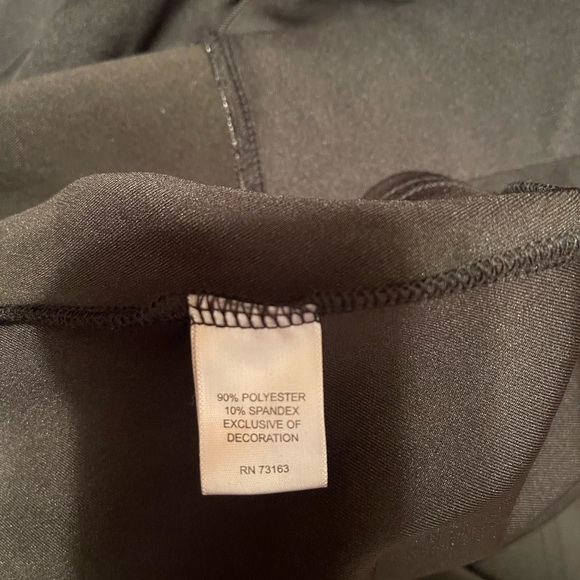 SPENSE,Elegant Black Dress with Embellished Straps - Picture 10 of 10